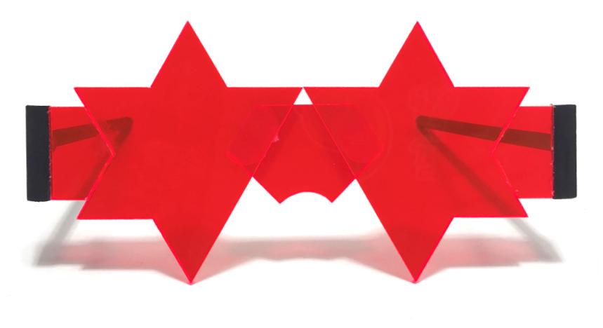 Star Glasses front on
